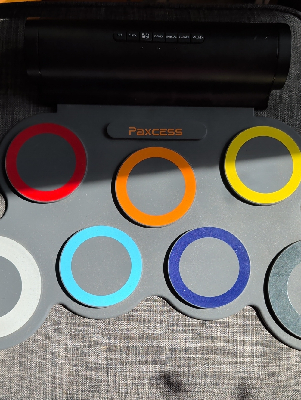 Paxcess Kids Portable Electronic Drum Kit - Multicolor